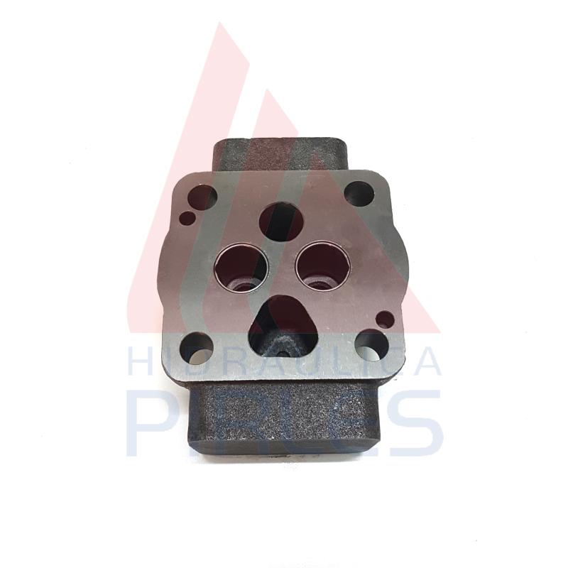 [324-3110-100] TAPA TRASERA BOMBA [CON BUJES] [CON PUERTOS]