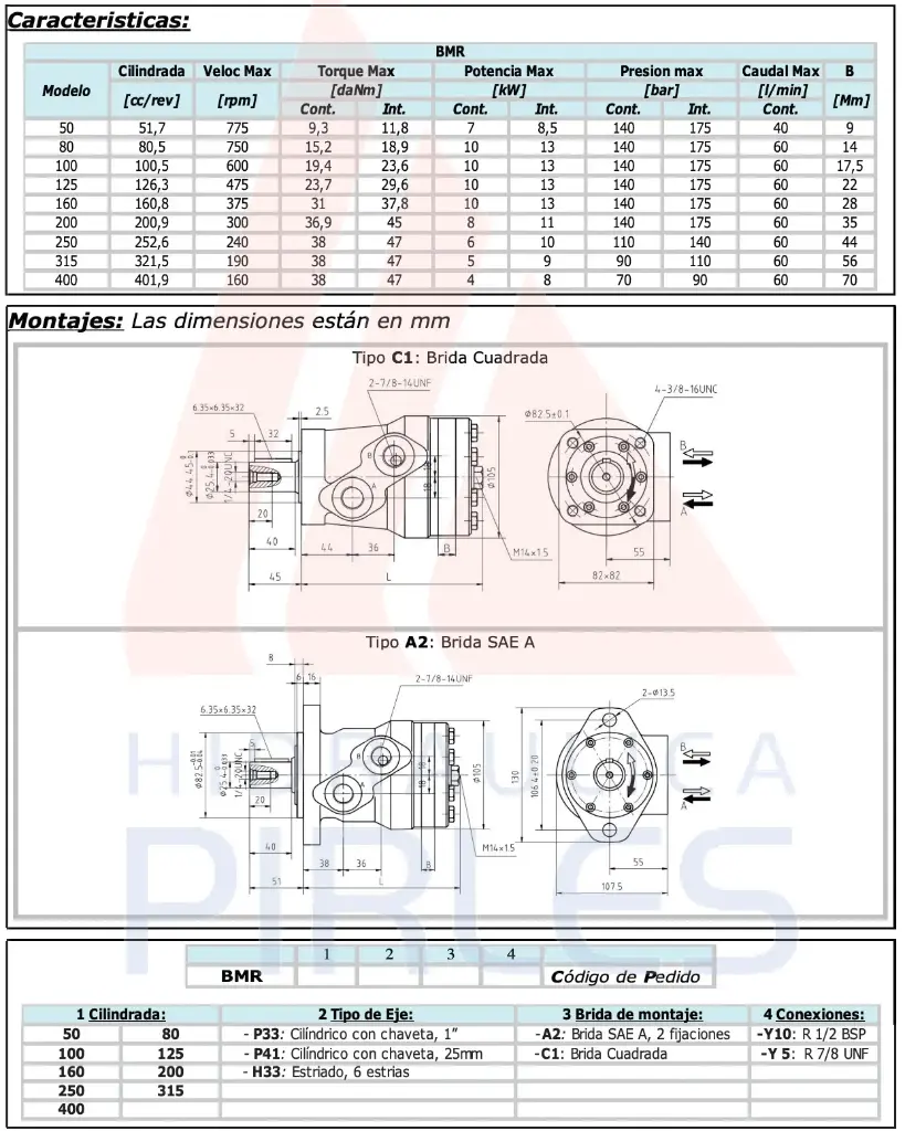  Motores Orbitales THOTH BMR