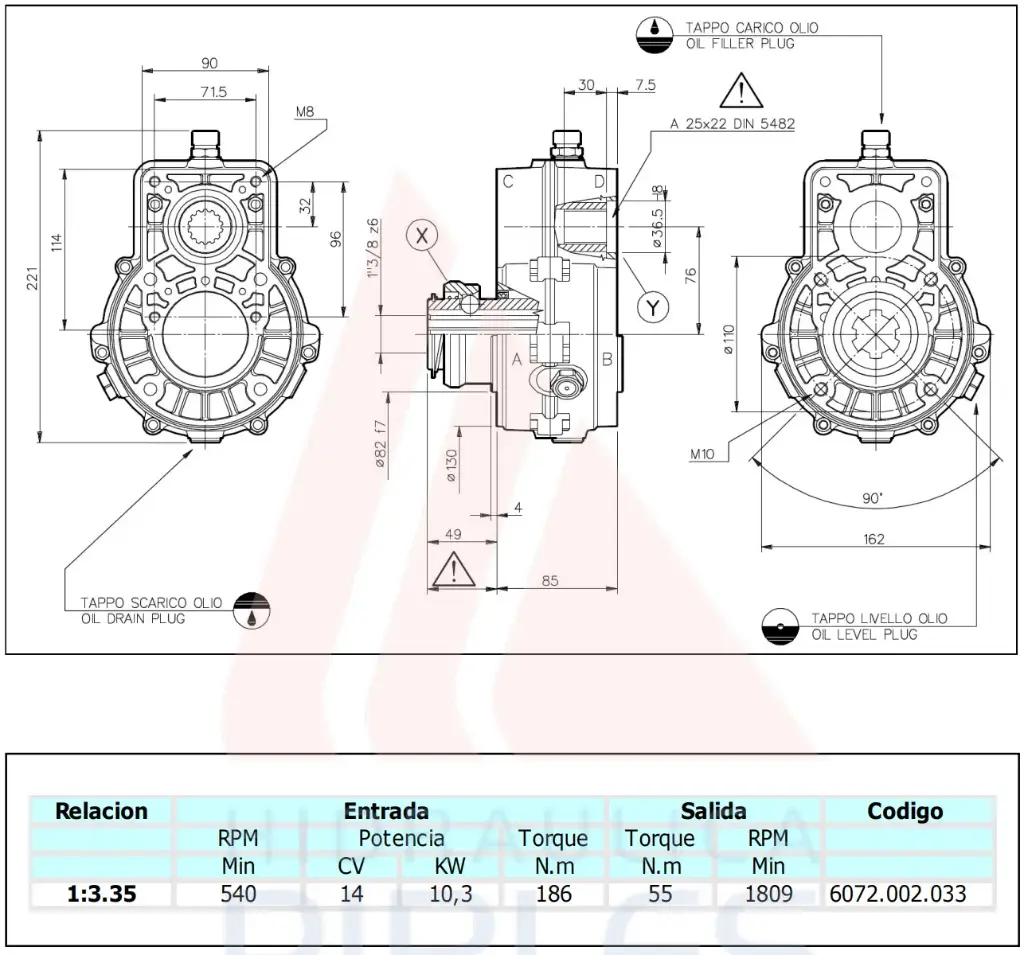 Multiplicador MP10 6072.002.033