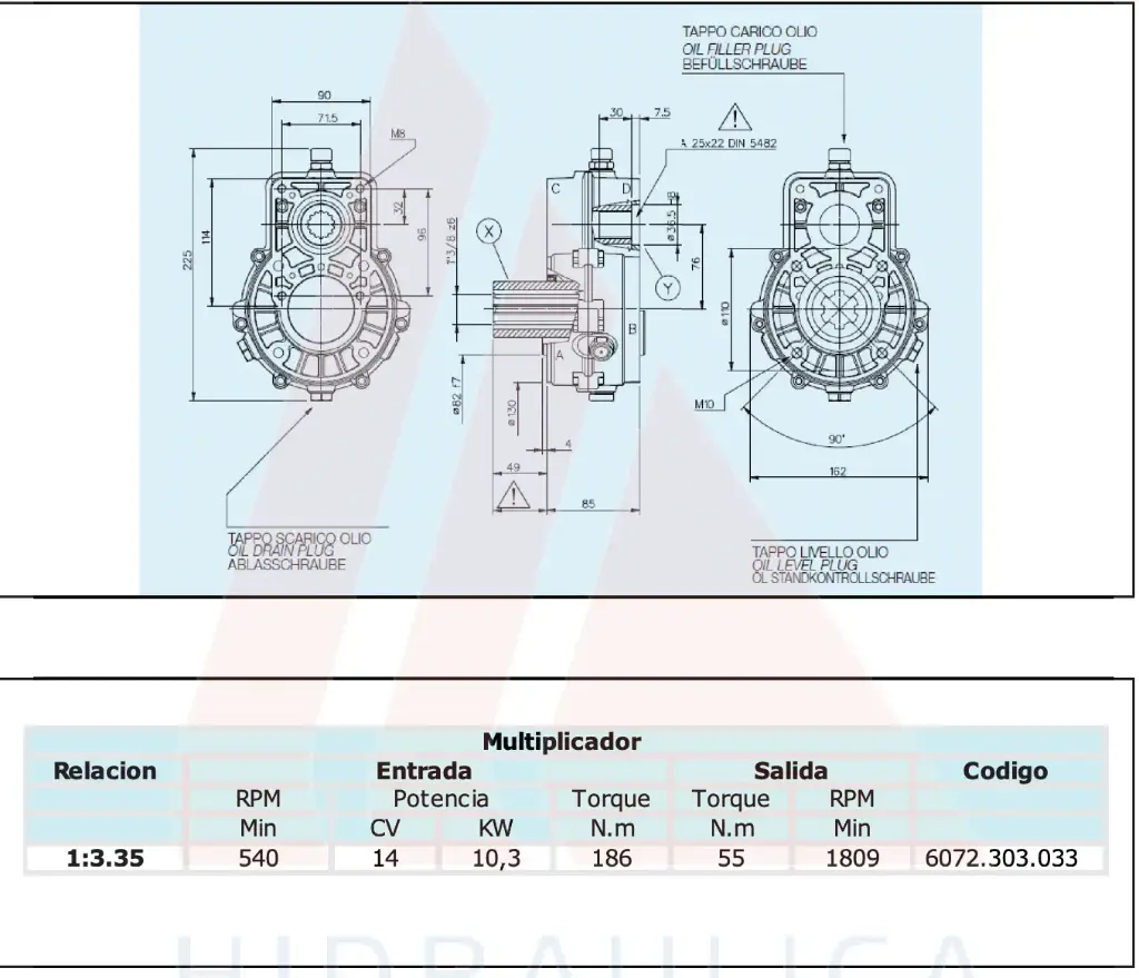  Multiplicador MP10 6072.303.033