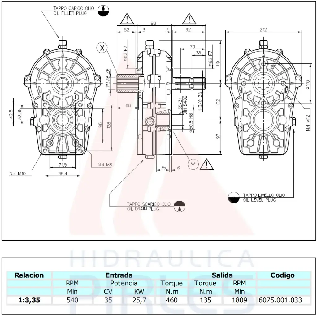 Multiplicador MP22 6075.001.033