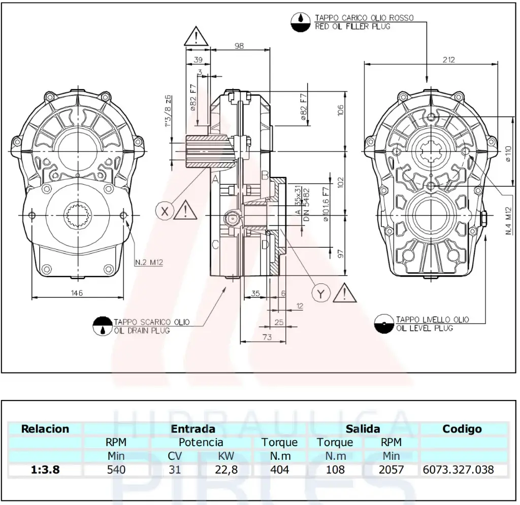 Multiplicador MP21 6073.327.038
