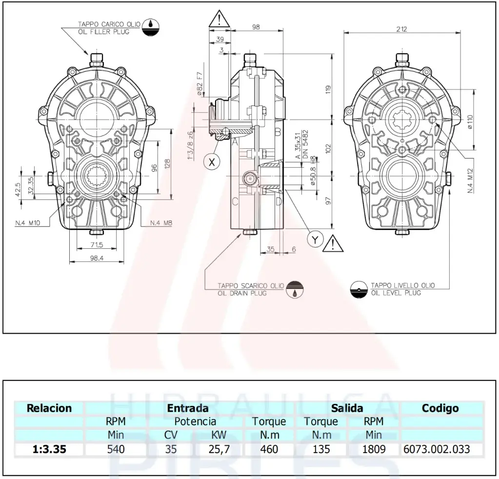Multiplicador MP21 6073.002.033