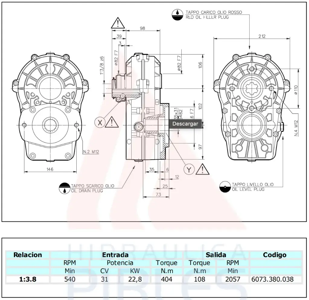 Multiplicador MP21 6073.380.038